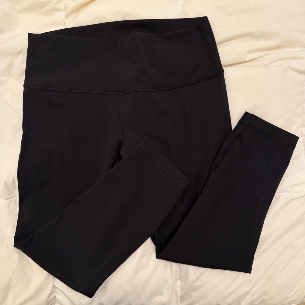 New Lululemon Wunder Under High-Rise Crop 23" Black Size 12  Luxtreme